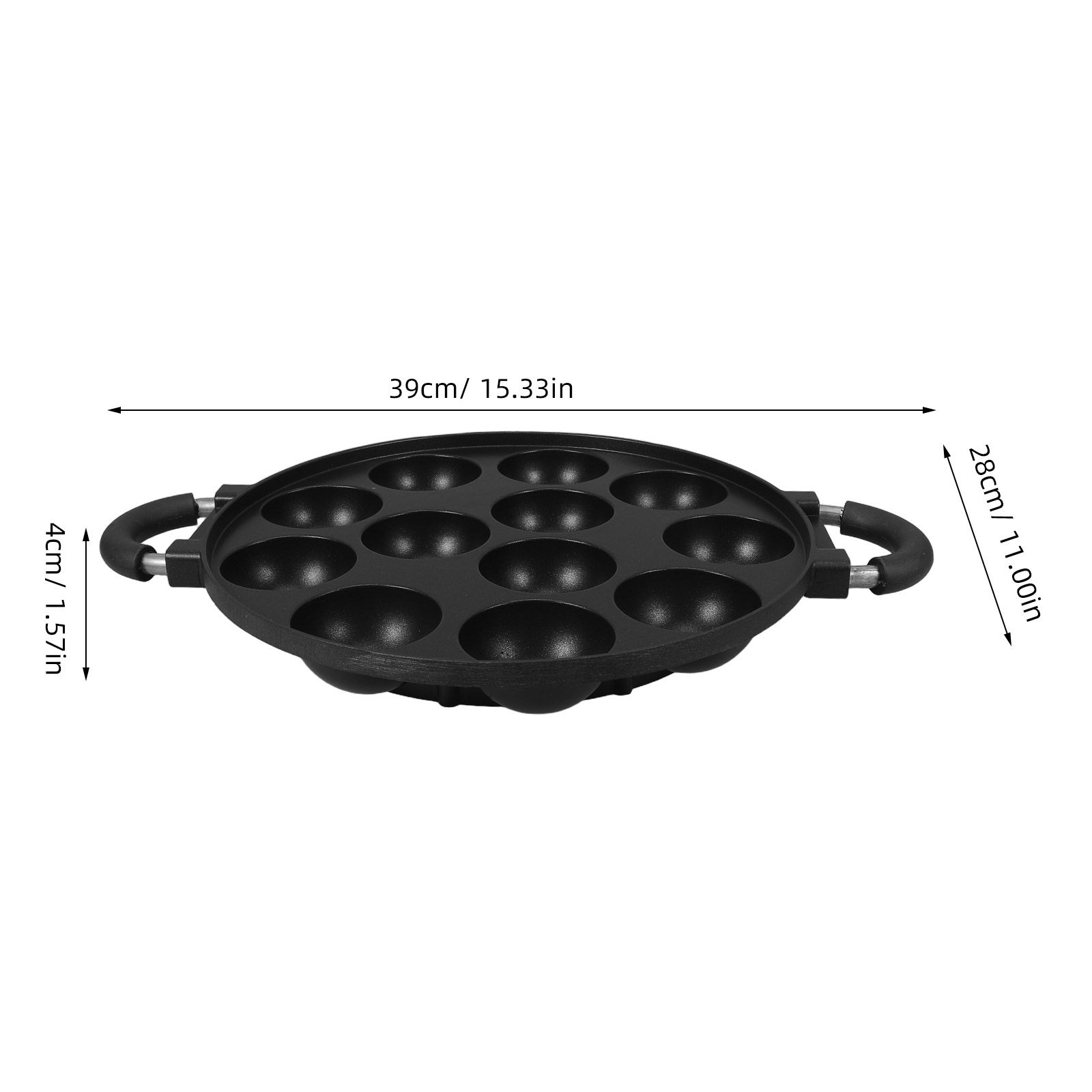 12-Hole Takoyaki Pan Nonstick  - Takoyaki Grill Plate 评论和价格